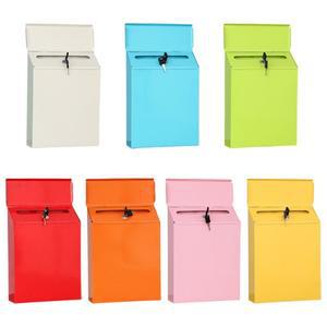 철제 수직 우편함 벽걸이형 서류 보관함 신문