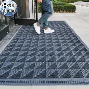 외부발매트 카페 털이 바닥 선블럭) (완다 호텔 브러쉬 그레이 코일매트 발