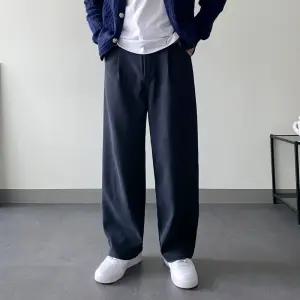 [모노폴로지]1+1 골덴 반밴딩 세미 와이드 코듀로이 슬랙스 원턱 밴딩 팬츠 뒷밴딩 핀턱 골지바지 4color