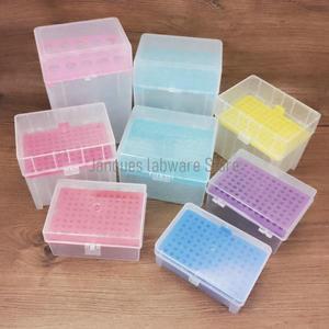 플라스틱 피펫 팁 보관함, 실험실 빈 상자 범용 깍지, 10ul, 200ul, 1ml, 5ml, 1 개