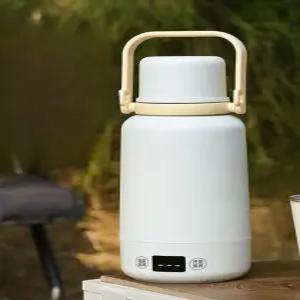 충전식 보온병 휴대용 충전 온도조절