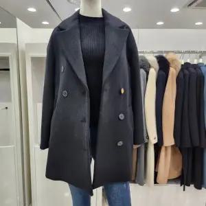 조이너스 루즈빗 한파 더블 모직 벨트 하프 코트 여성 자켓WCH0100_US