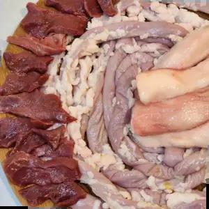 한우내장모듬세트 국내산 한우 곱창 대창 염통 내장 구이 모둠 세트 1kg