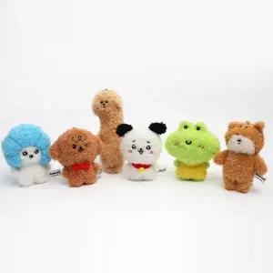 끌림데이 동물캐릭터 미니봉제인형 가방키링 악세사리