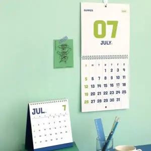 끌림데이 레트로디자인 큰숫자 스퀘어 벽걸이달력 캘린더