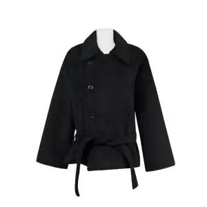 보온모직코트 스타일리쉬한 이중버튼 겨울 울 반코트