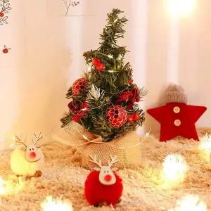 크리스마스인테리어 완제트리 전구포함 트리 완제품 풀세트 미니 셀프