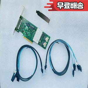 LSI 9211-8i Fujitsu D2607-A21 FW:P20 IT 모드 ZFS FreeNAS unRAID + 2 SFF8087 SATA 케이블