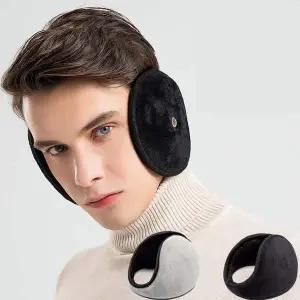 [오너클랜]겨울 캠핑 자전거 달리기 골프 털 방한 귀덮개 귀돌이