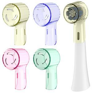 Oral B iO 전동 칫솔 헤드와 호환되는 4개 방진 커버, 모든 라운드 헤드용 보호 커버