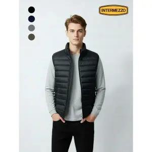 [하프클럽/인터메조]오리털 100% 경량패딩 집업 조끼 4종택1 IMFFMJP175