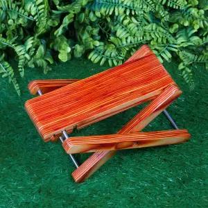 Miwayer 기타 발판 단단한 나무 조절 가능한 높이가있는 지원 미끄럼 방지 패드 목 받침대 발 S