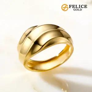 [펠리체골드] 18K 웨이브2 반지