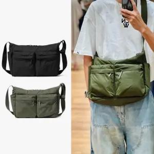 나일론투포켓크로스 스트릿 캐주얼백 가벼운 크로스