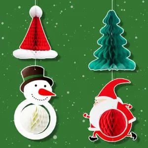 트리 오너먼트 크리스마스 루돌프 장식 산타 포토존 꾸미기 오브제 천장 모빌 만들기 눈사람
