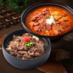 [미스타셰프] 부대찌개 600g 3팩 + 버섯뚝불 400g 3팩 /2세트구매시 육개장 증정