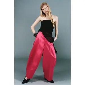 [국내배송]자라 ZARA 벌룬 새틴 팬츠 - 자주색910302