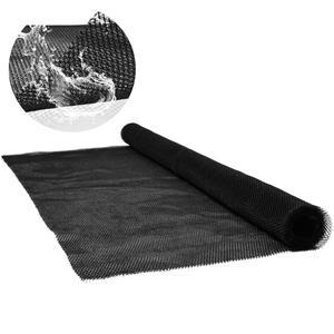 매트리스 언더레이, 80 x 60 인치, 퀸 사이즈, 3D 에어 메시 섬유, , 블랙