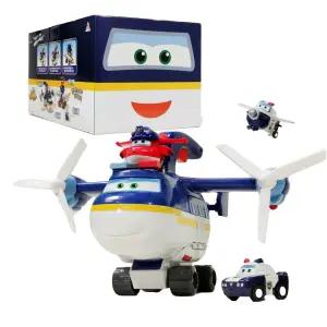 슈퍼윙스 배형사의 경찰본부세트 작동완구 미니 변신 완구 3종 포함 세트 장난감