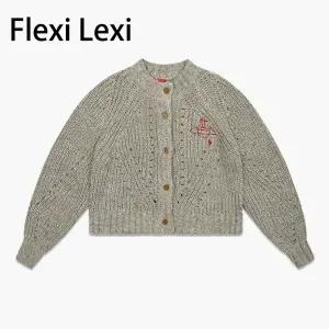 비비안웨 스타일  가디건 레드라벨