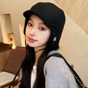 여성 패딩모자 군밤 벙거지 귀달이볼캡 겨울 모자