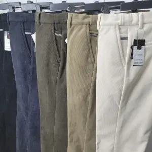 남자패션 따뜻함 활동성 남자 골덴 기모스판바지 코듀로이 골프바지