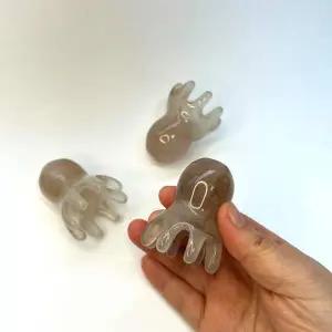 [골드스마일]휴대용 두피 마사지기 문어형 헤어 스파 괄사 기기 마사지 도구