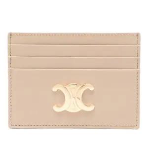 베이지 메탈릭 디테일 스티치 엣지 카드지갑 10L833DPV 03SA