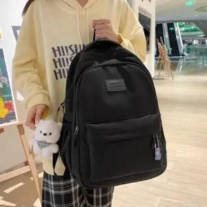 [피커]인형포함 데일리가방 포켓 좋은 여성 백팩 책가방