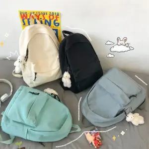 [피커]기본 스타일 캔버스 소재 데일리 노트북백팩 백팩