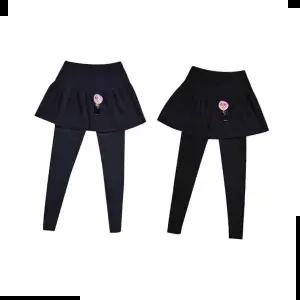 레깅스치마 여성 면기모치마레깅스 플레어 레깅스치마바지