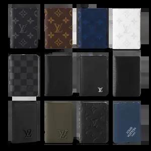 루이비통 남자 카드지갑 홀더 포켓오거나이저 모노그램 이클립스 M61696