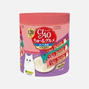 이나바 챠오 츄르 참치 해산물 버라이어티 120개입 고양이 간식