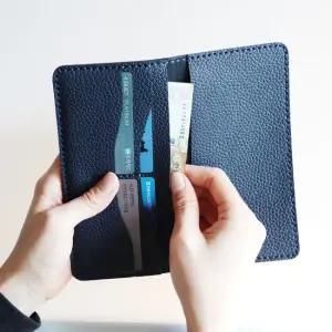 에치펠레 가죽 핸드폰 지갑 네이비 장지갑 폰케이스