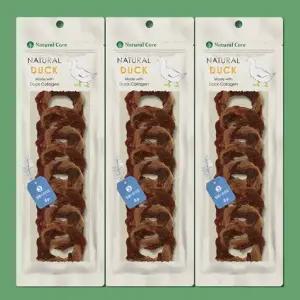 네츄럴코어 힘줄+오리고기링 8px3개 강아지간식