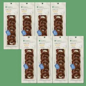 네츄럴코어 힘줄+오리고기링 8px8개 강아지간식