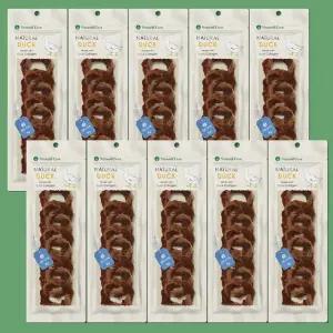 네츄럴코어 힘줄+오리고기링 8px10개 강아지간식