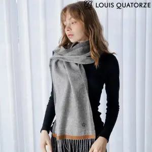 [백화점정품] 25년NEW 루이까또즈 LOUIS QUATORZE (2CMW484GY) 캐시미어 울 머플러 유니트 그레이