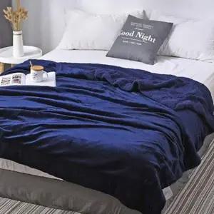 [에이치플러스몰]고급형 쇼파 침대 이불 담요 특대 극세사 200x230 바이올렛(200x230)