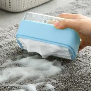 ( )클린 세탁솔 거품롤러 빨래비누 케이스블루 손빨래