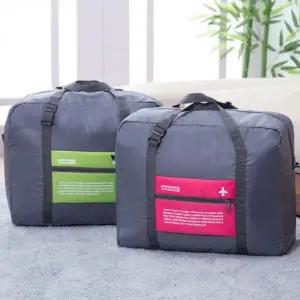 [콩심팥심]기저귀 수납 여행용 접이식 캐리어 연결 보스턴 토트백