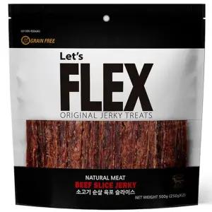 [한정수량 특가] 플렉스 소고기육포 3kg 이중지퍼포장