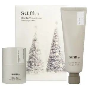 숨37 스킨 스테이 모이스처 립세린 기획 세트 홀리데이 에디션 (+핸드크림) 비건 립 케어 바세린 립밤