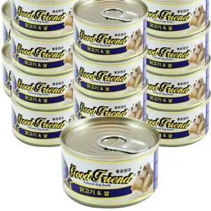 굿프랜드 강아지캔 닭고기쌀 2박스 (100g x 48개)