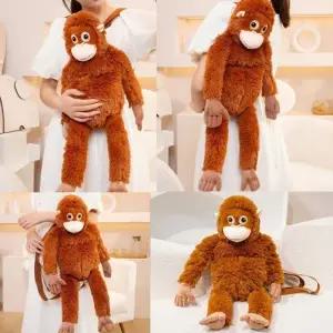 ( )60cm 우탄이 백팩 동물 오랑이인형 오랑우탄 원숭이 배낭가방 여행가방 소품 어린이날선물 크리스마스선