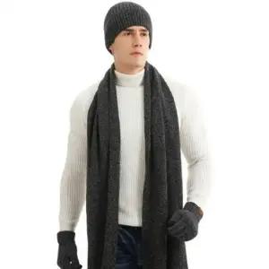 비니 세트 겨울 벙거지 니트 방한 남자 장갑 목도리 방한모자 겨울모자 넥워머 등산모자 귀마개모자 남자