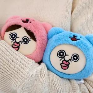 끌림데이 겨울필수템 재사용 캐릭터핫팩인형 휴대용 손난로