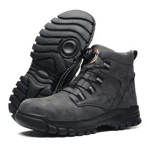 아웃도어 워커 남자 다이얼 통굽 트레킹화 하이픈SH682