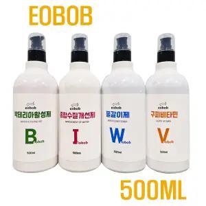 EOBOB 물갈이제 종합수질개선제 구피비타민 박테리아 활성제 4종 500ML 총 2000ML