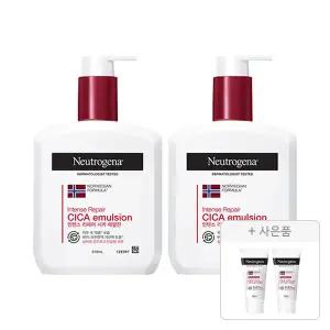 뉴트로지나 인텐스 리페어 시카 에멀젼 플로럴향 310ml, 2개+증정(인텐스 리페어 시카 에멀젼 15ml, 2개)